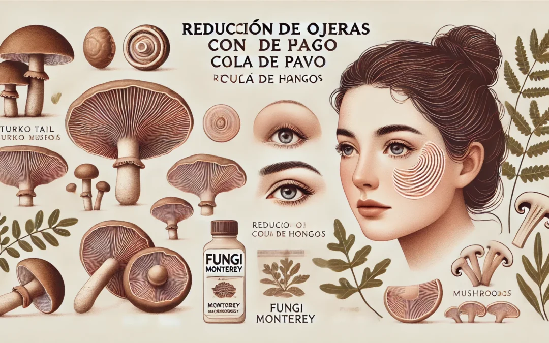 Reducción de ojeras con hongos: Cola de Pavo