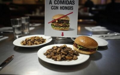 Cambiar comidas comunes por comidas con hongos comestibles