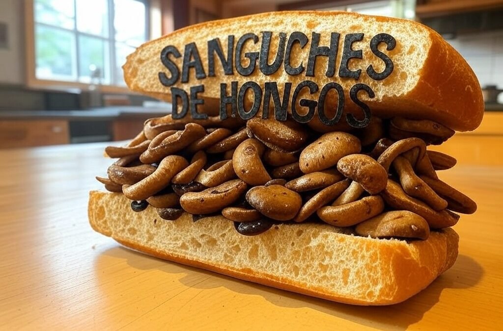 Sanguches de hongos comestibles: una opción saludable